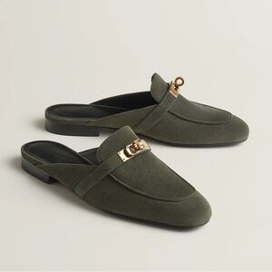 Authentic Hermes Oz Mules size 39 women’s loafers gently worn smoke free home